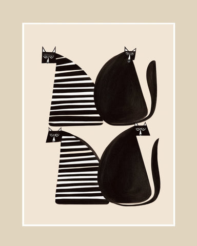 Minimal Black Cat Pair