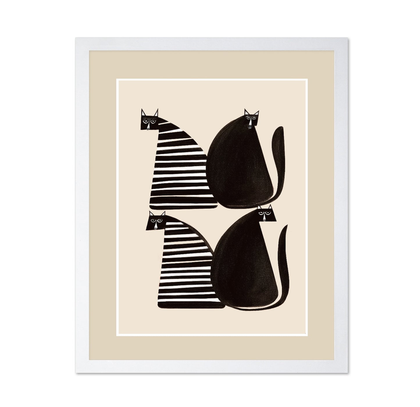 Minimal Black Cat Pair