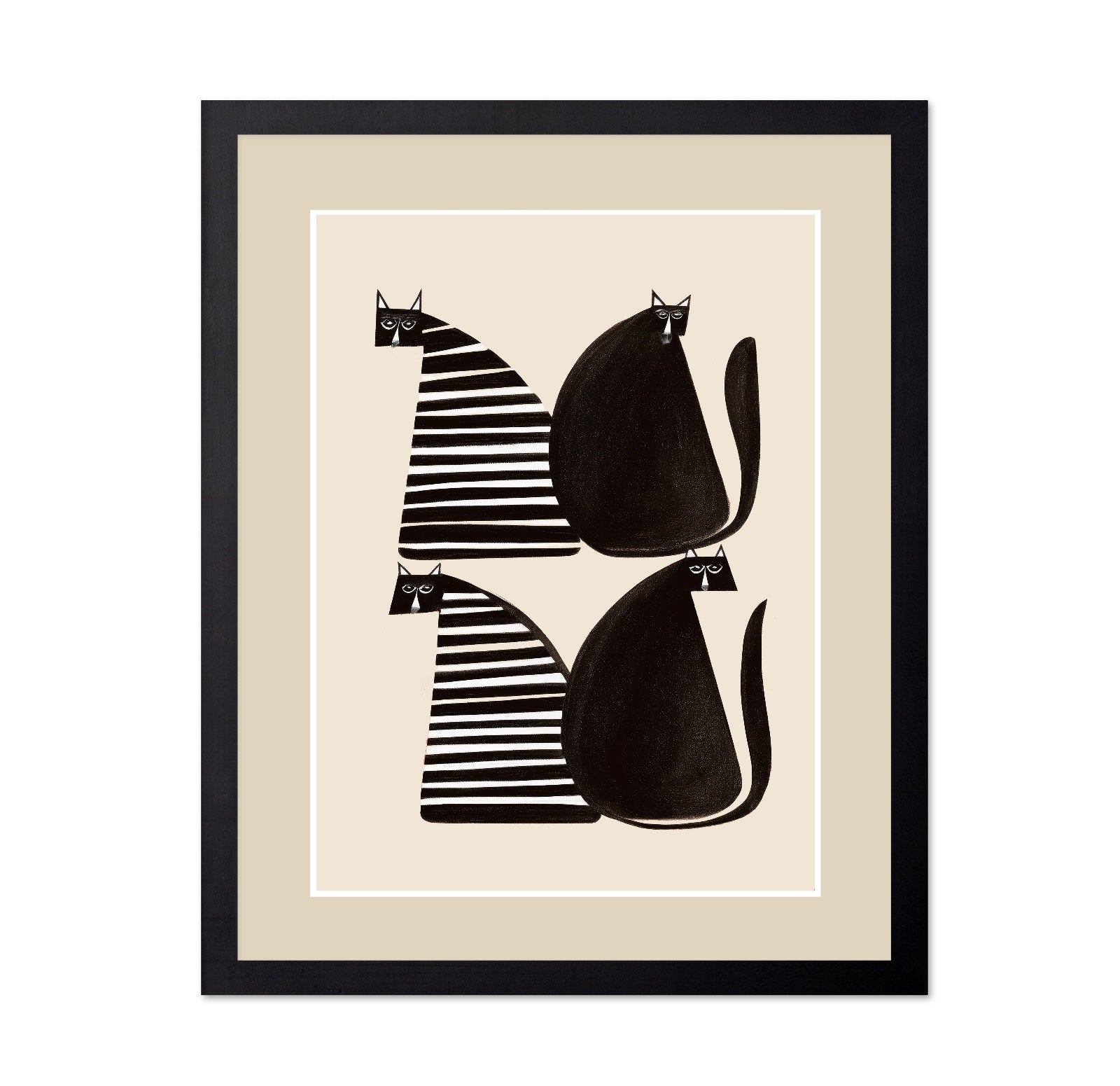 Minimal Black Cat Pair