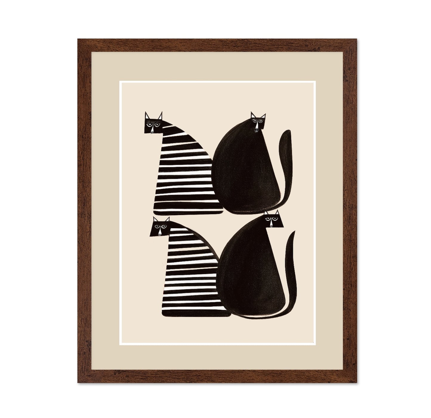 Minimal Black Cat Pair