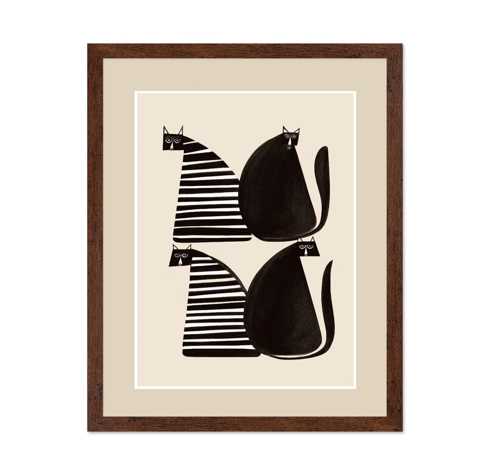 Minimal Black Cat Pair