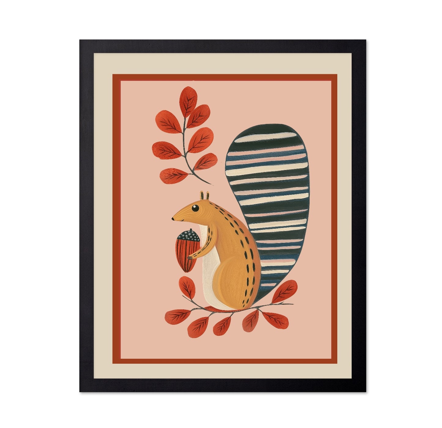 Autumn Squirrel Acorn