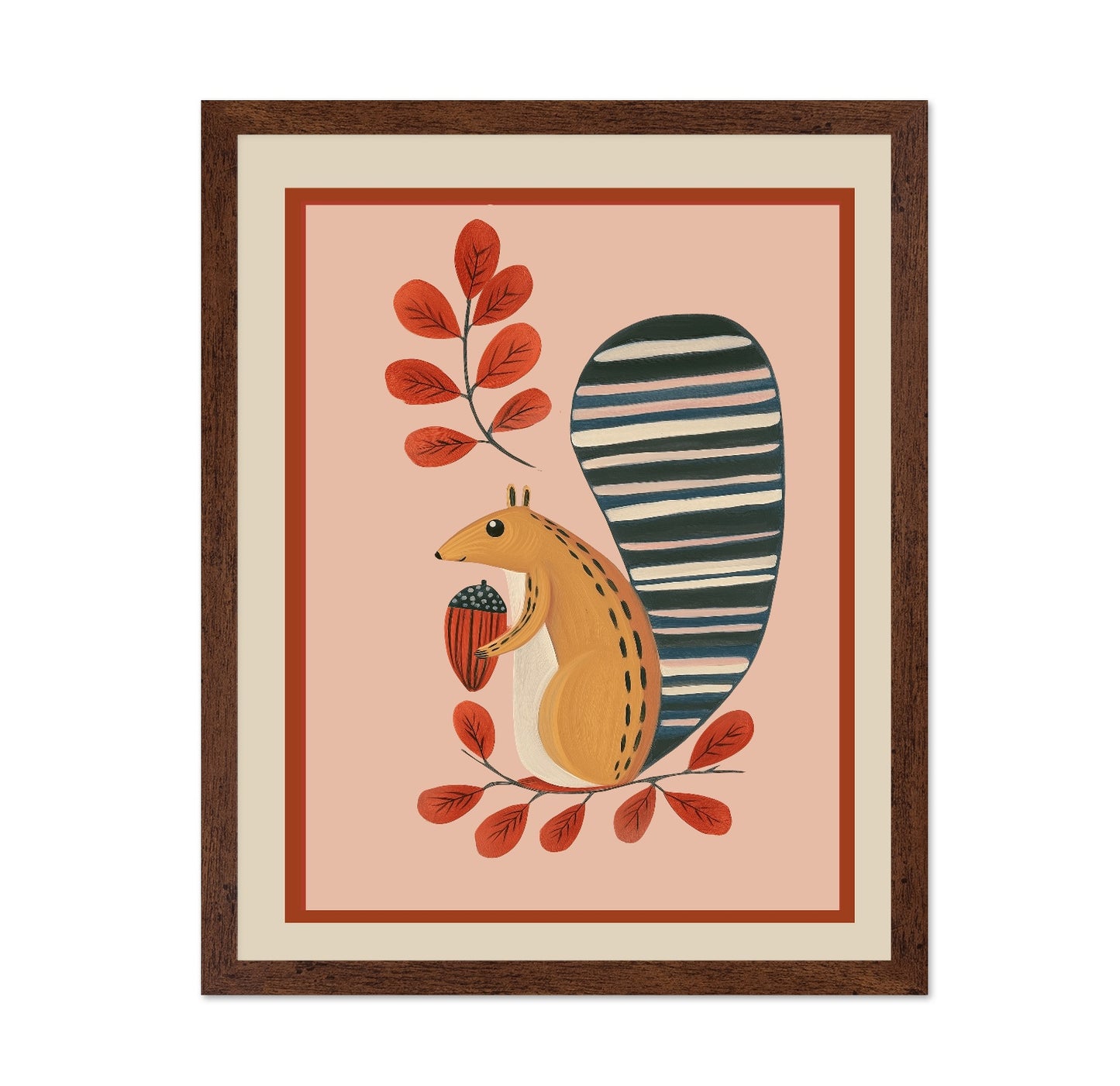 Autumn Squirrel Acorn