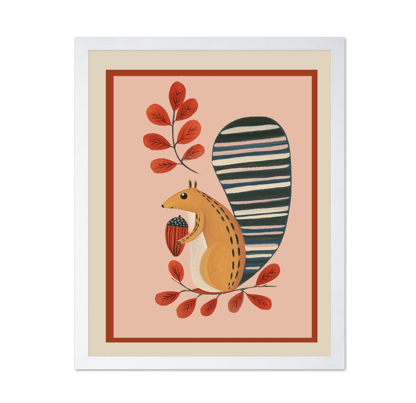 Autumn Squirrel Acorn