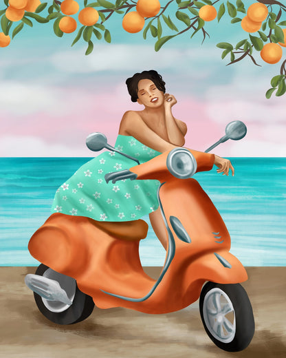 Seaside Scooter Dream