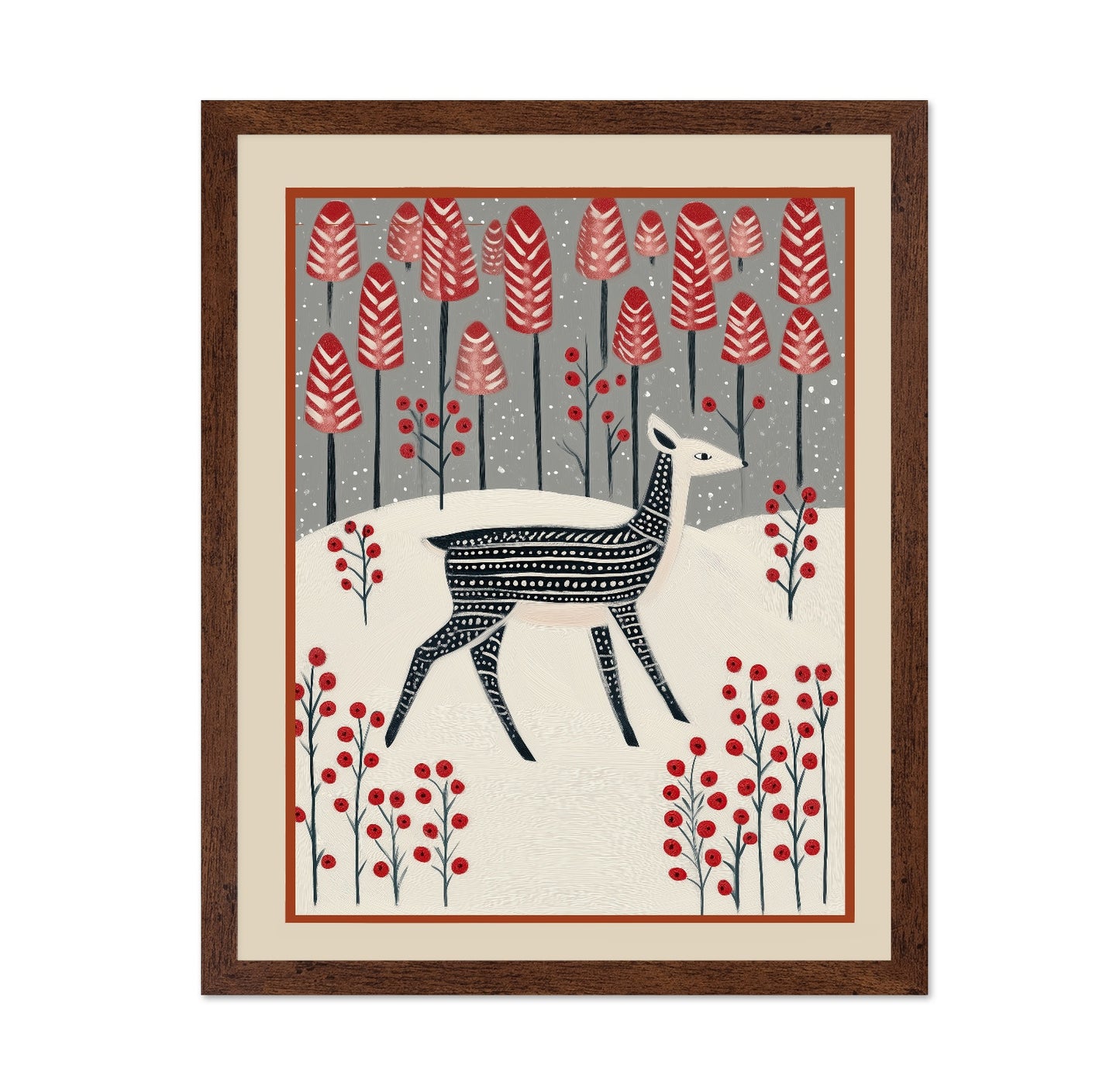 Winter Fawn Forest