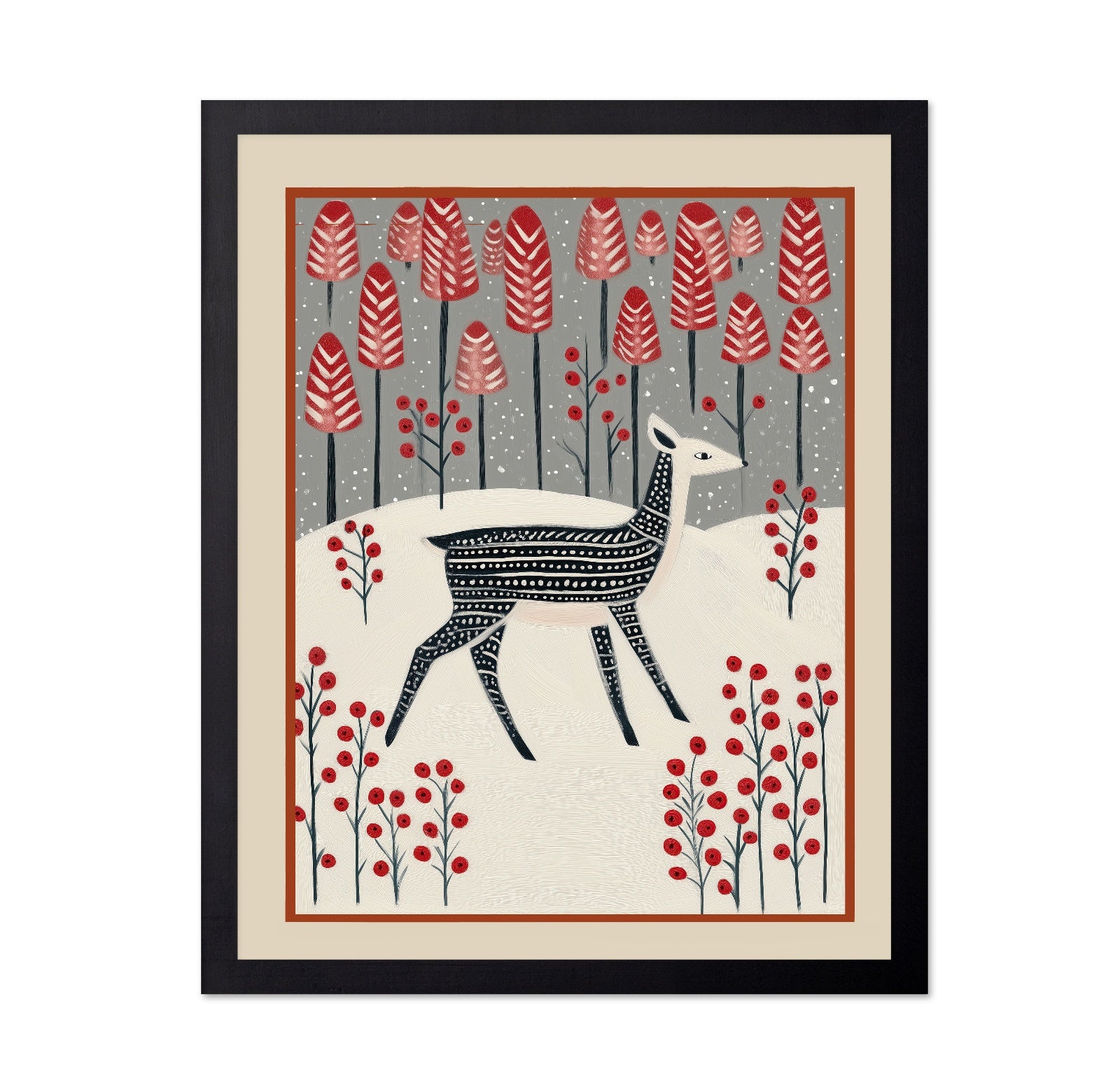 Winter Fawn Forest