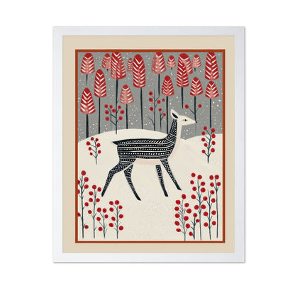 Winter Fawn Forest