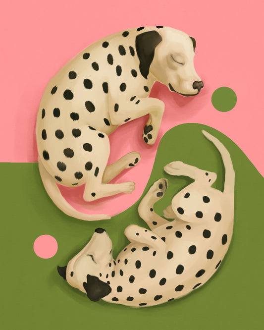 Dalmatian Yin Yang