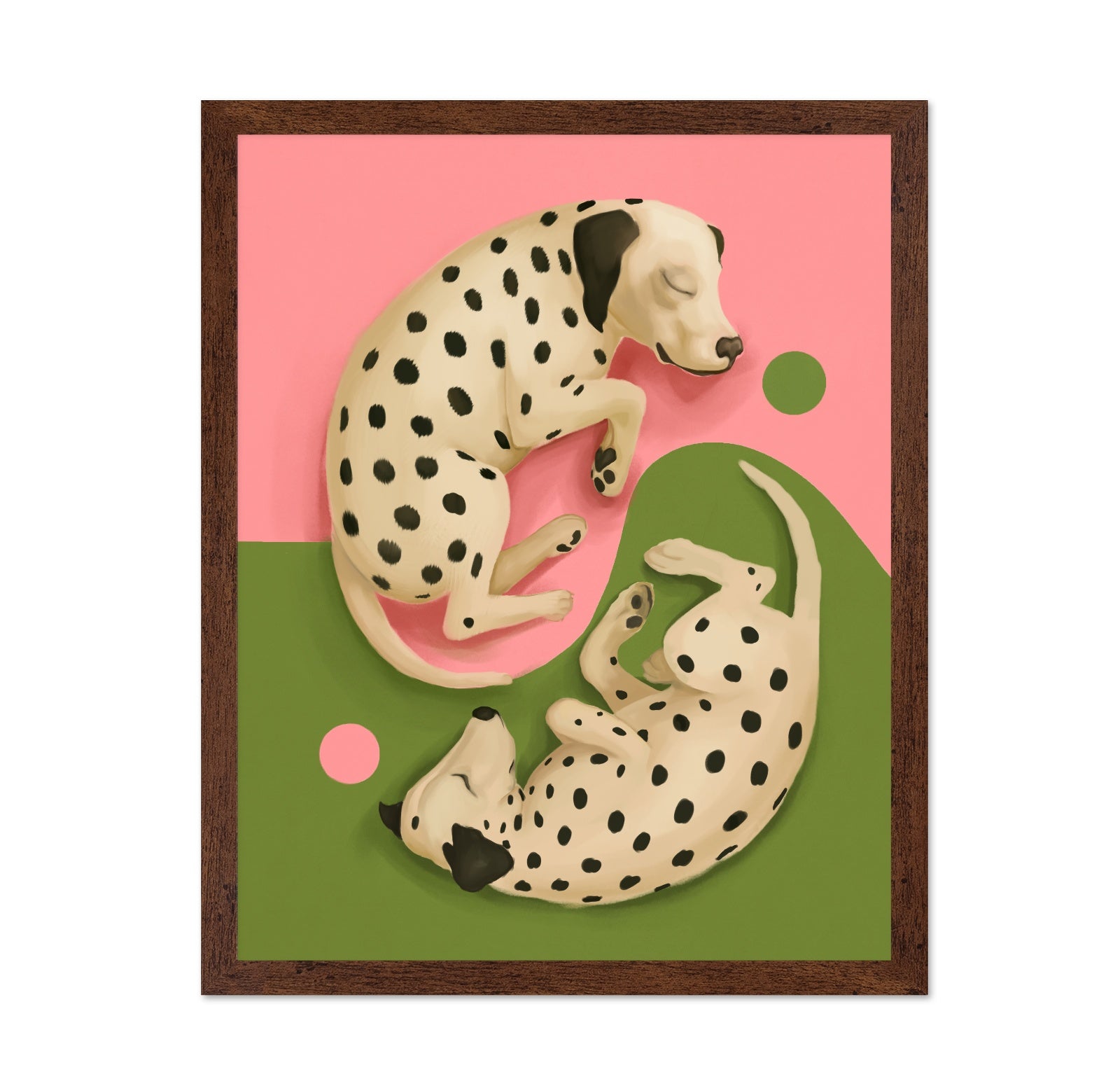 Dalmatian Yin Yang