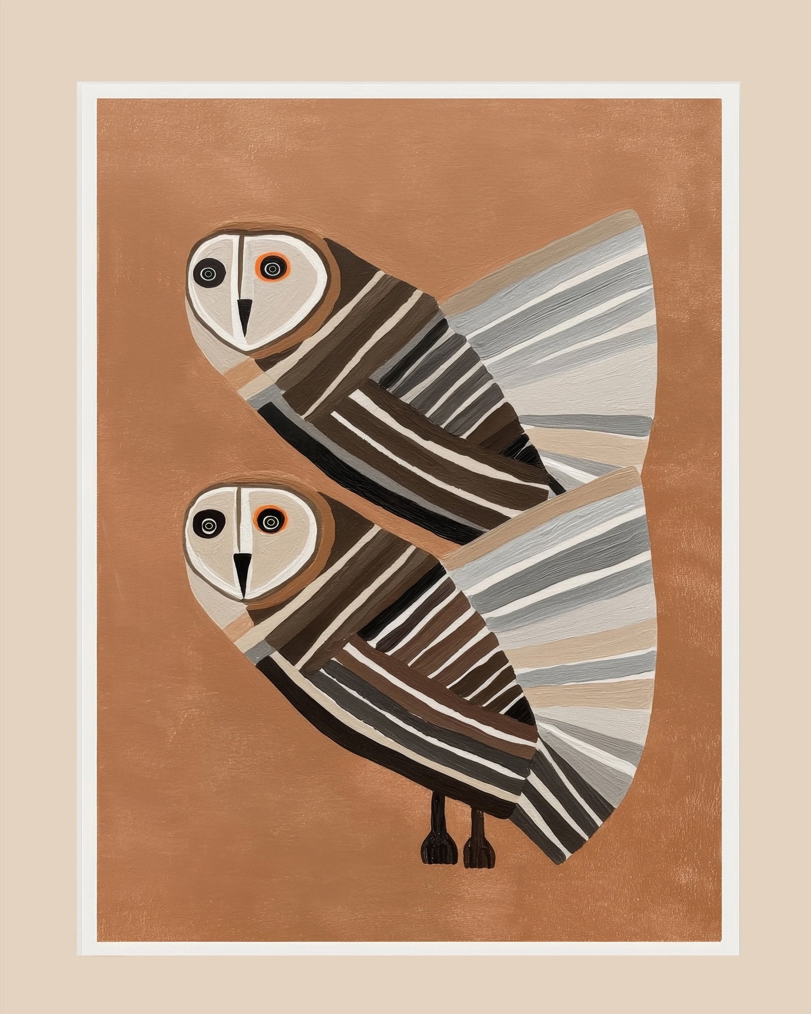 Striped Owl Duo
