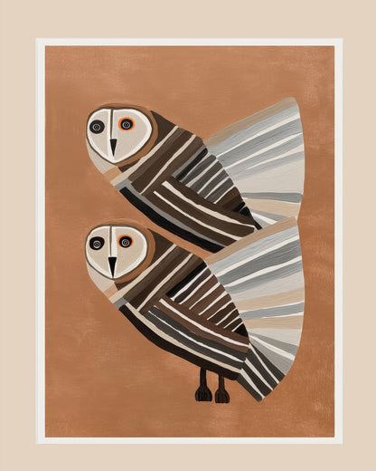 Striped Owl Duo