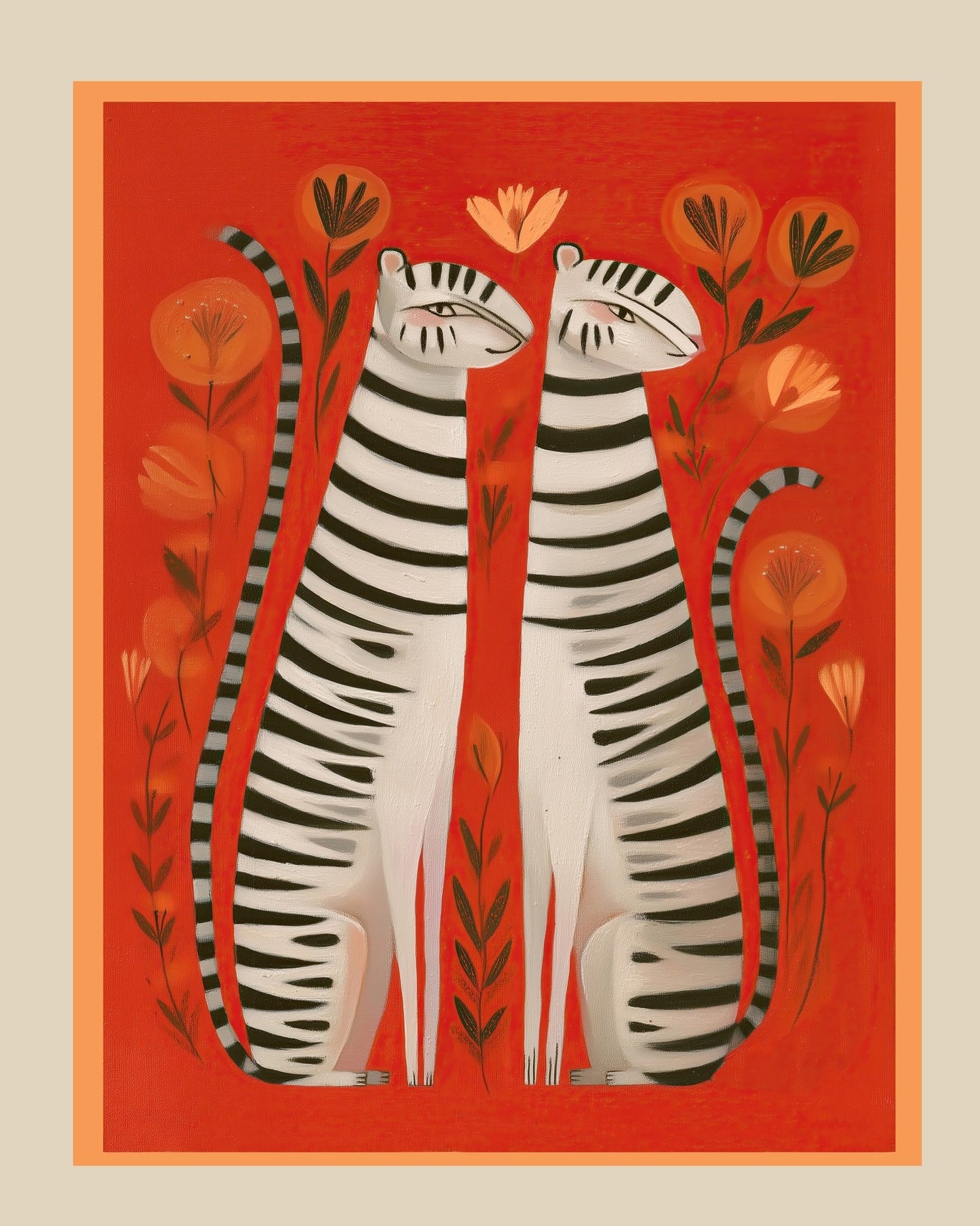 Striped Cat Duo