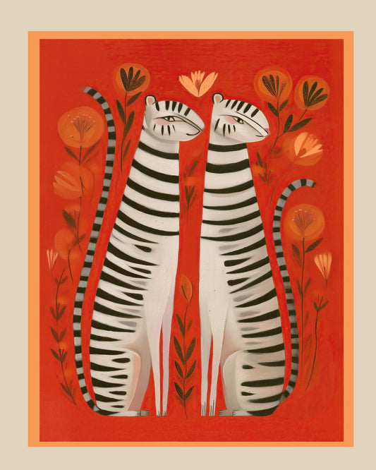 Striped Cat Duo