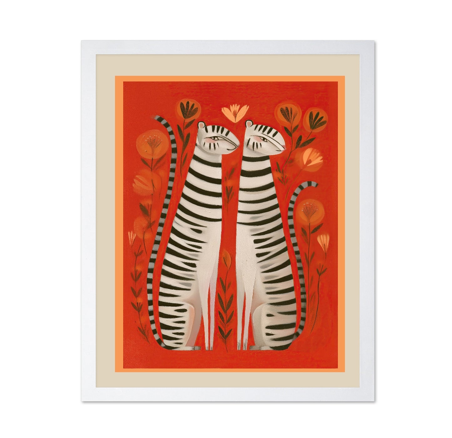Striped Cat Duo