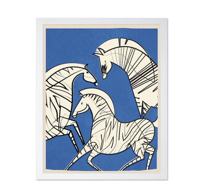 Abstract Zebra Trio
