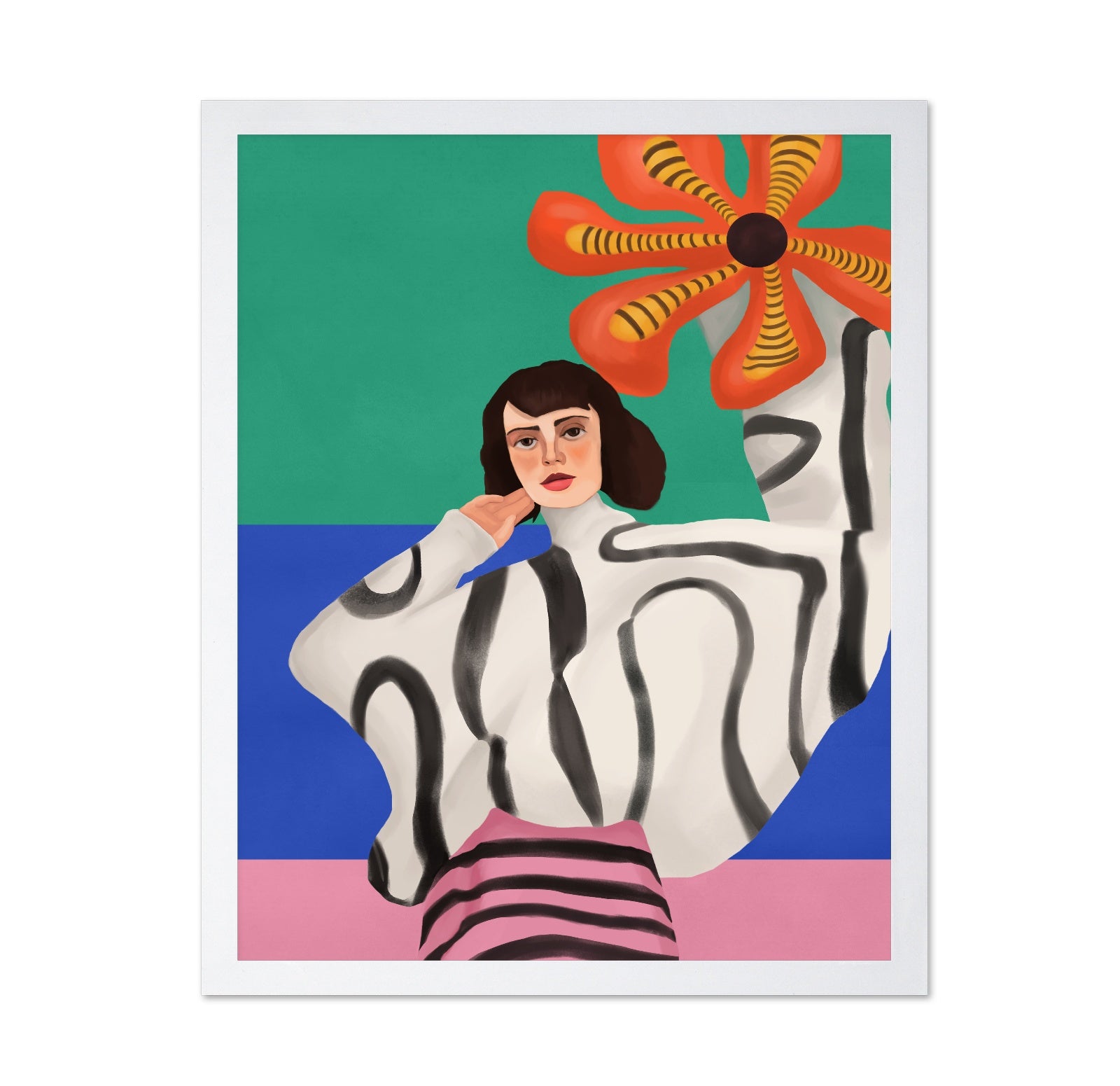 Vibrant Fashion Portrait