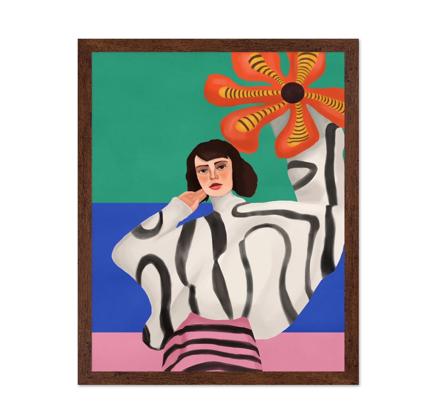 Vibrant Fashion Portrait