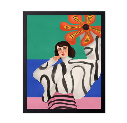 Vibrant Fashion Portrait
