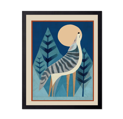 Moonlit Forest Deer