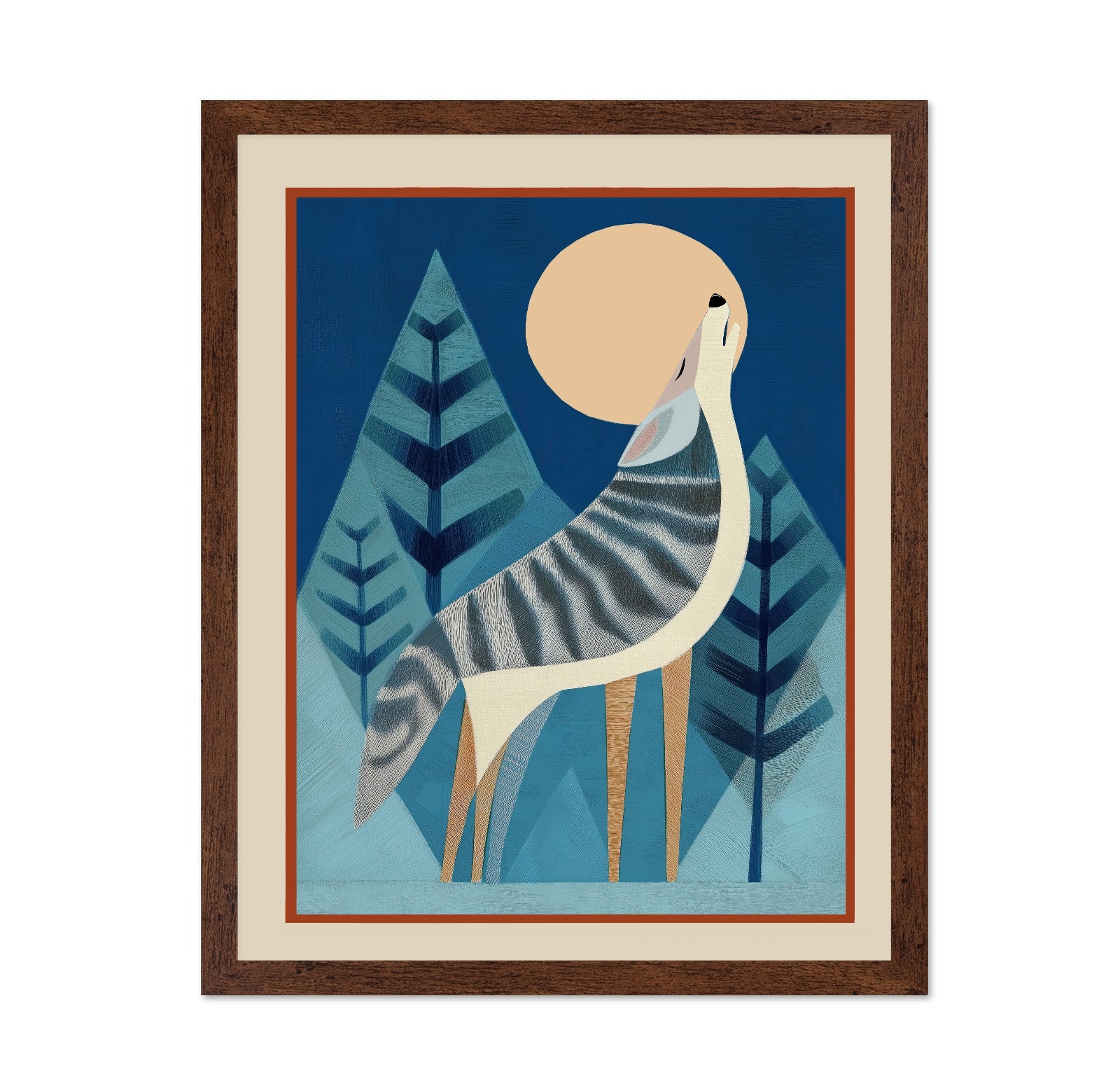 Moonlit Forest Deer