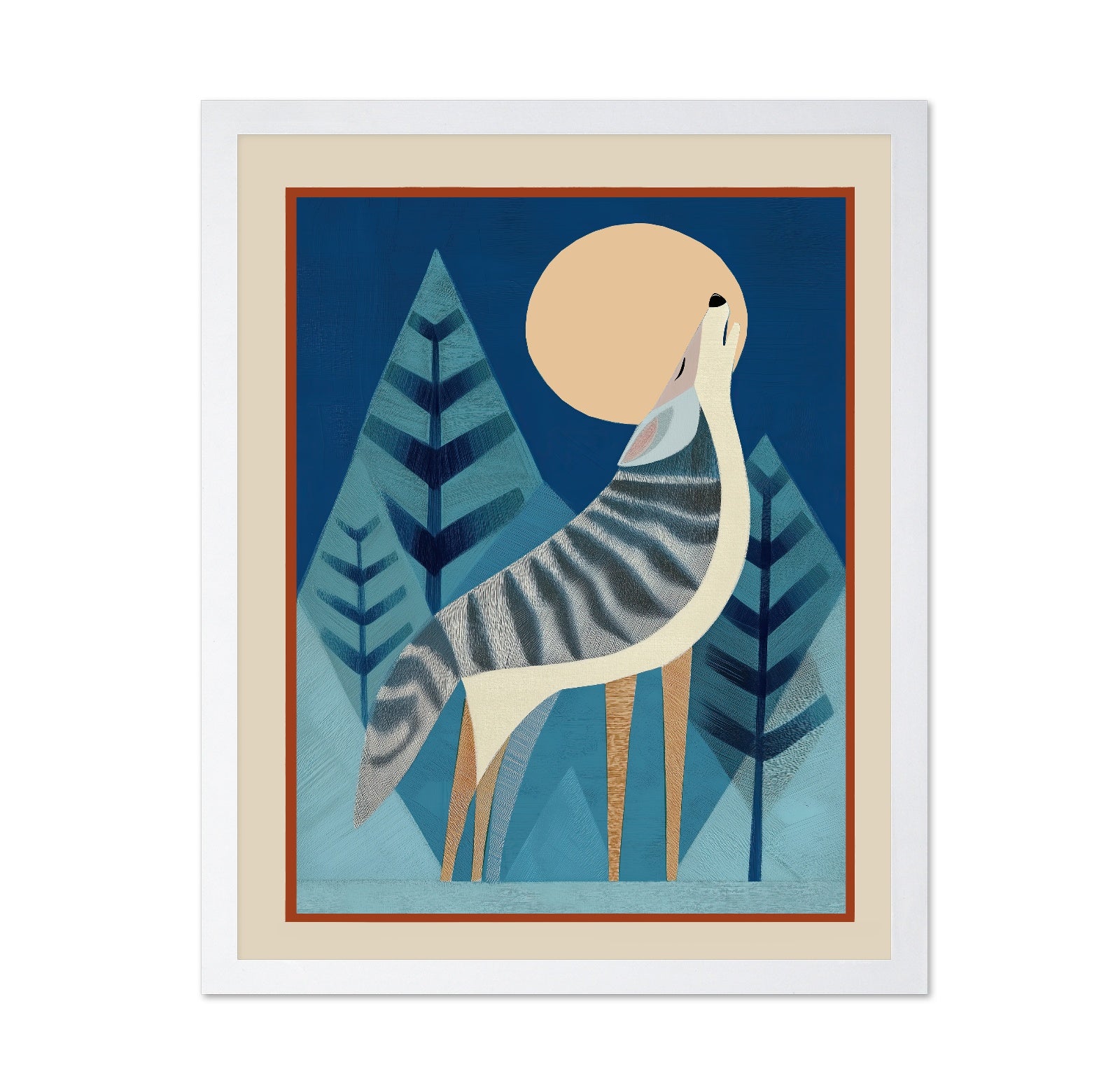 Moonlit Forest Deer