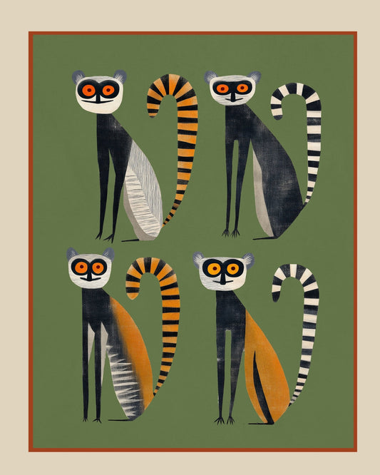 Striped Lemur Quartet
