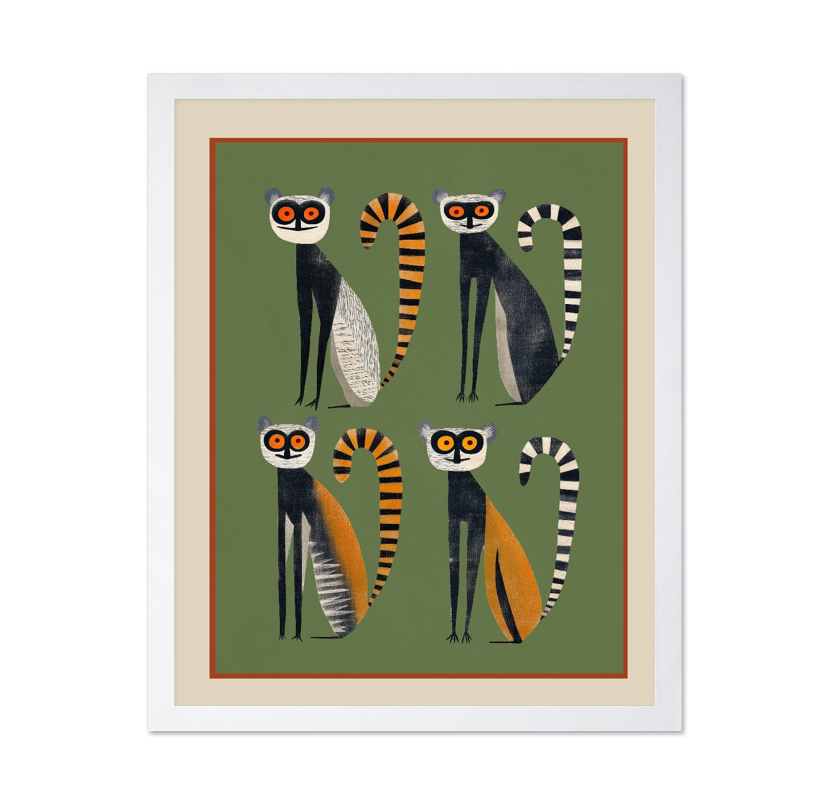 Striped Lemur Quartet