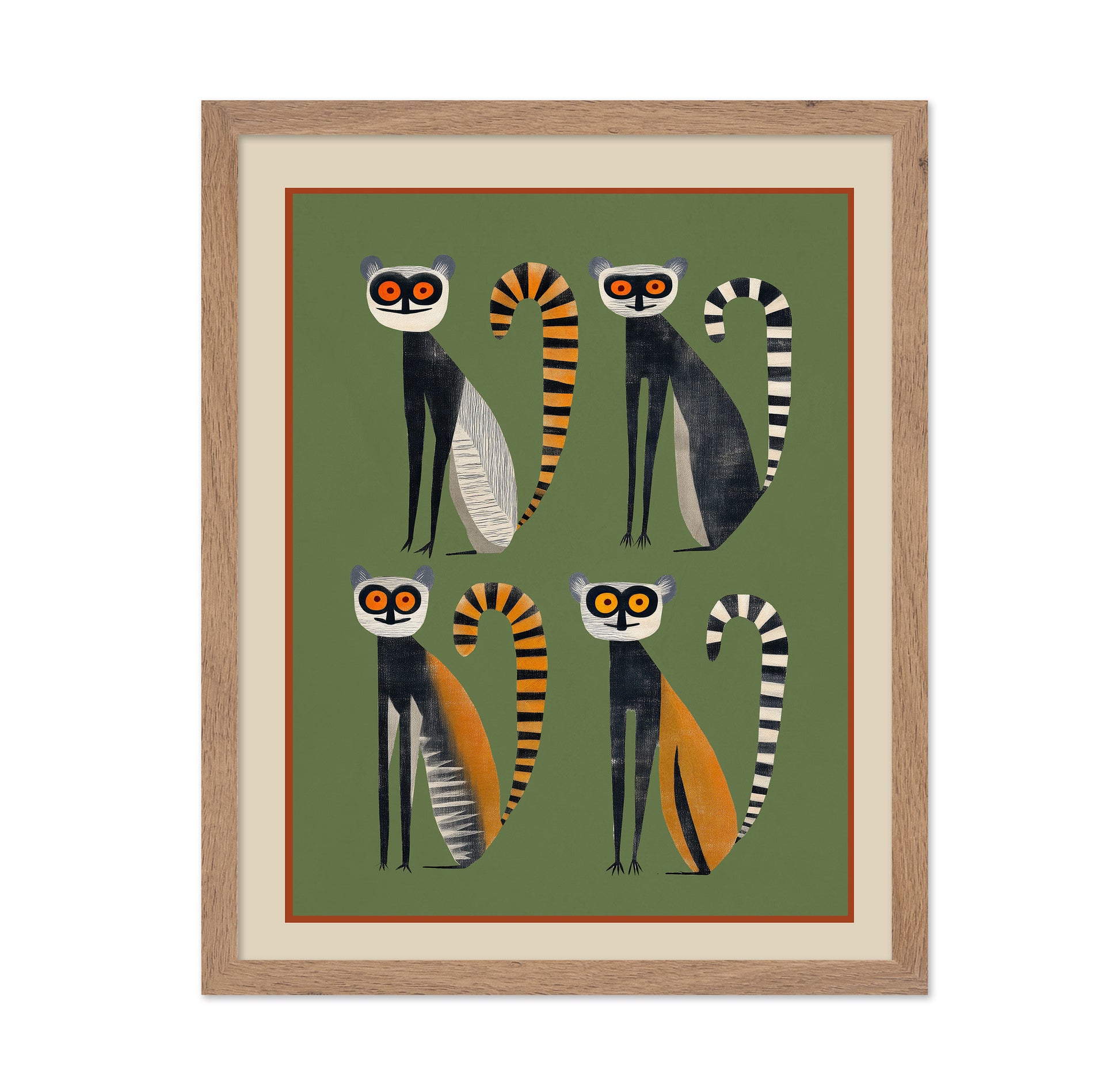 Striped Lemur Quartet