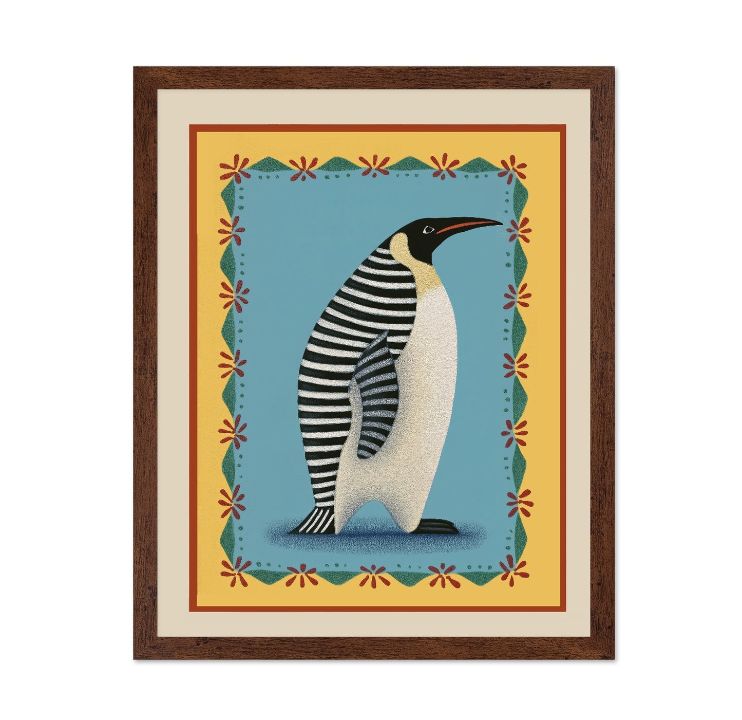 Striped Penguin Portrait