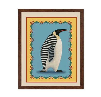 Striped Penguin Portrait