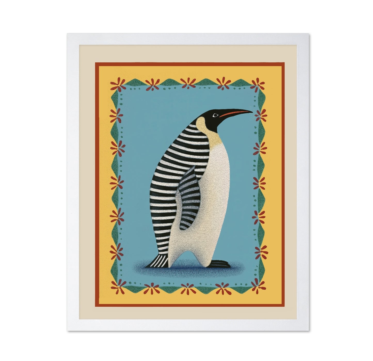Striped Penguin Portrait