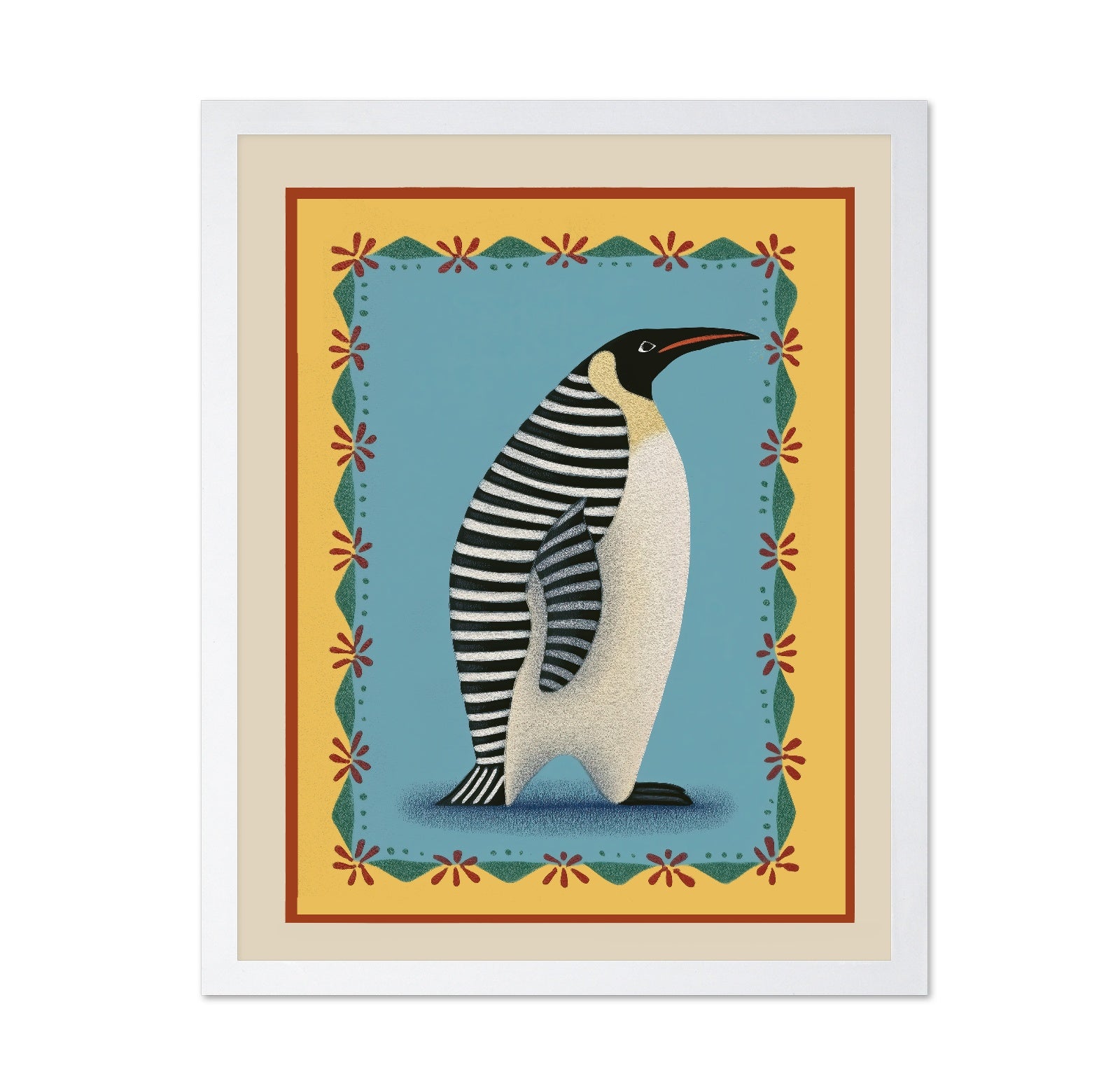 Striped Penguin Portrait