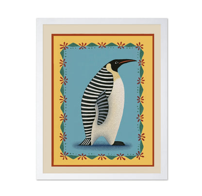 Striped Penguin Portrait