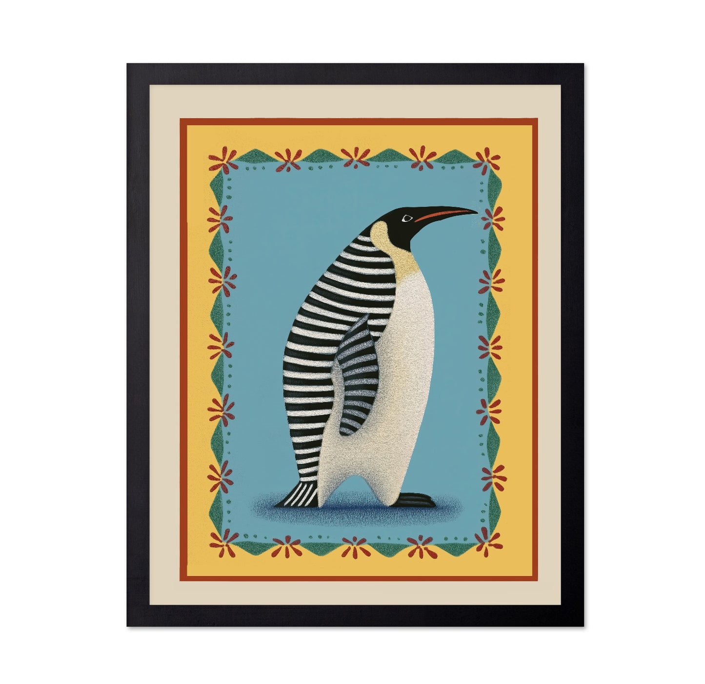 Striped Penguin Portrait