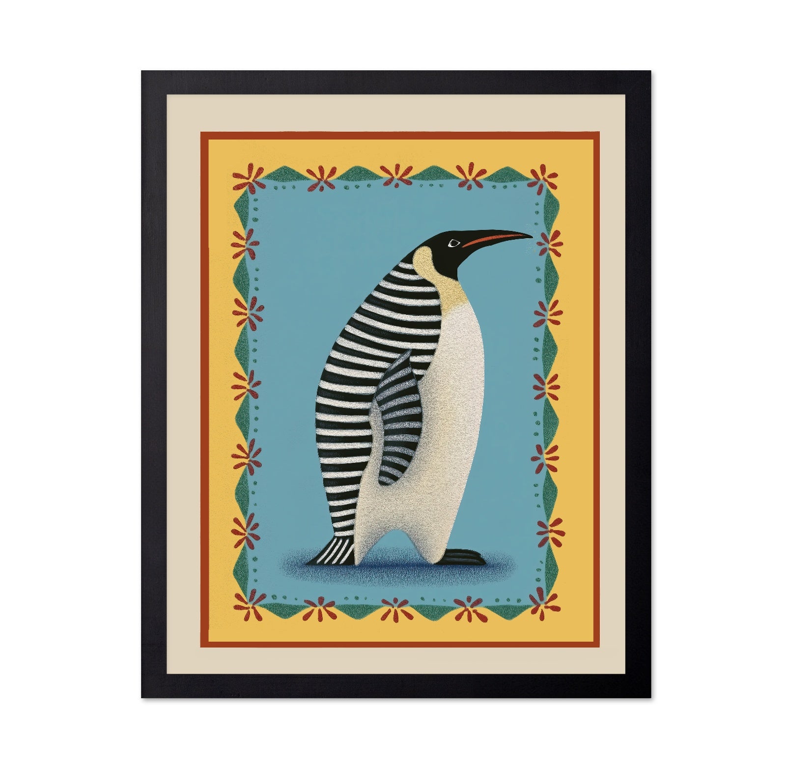 Striped Penguin Portrait