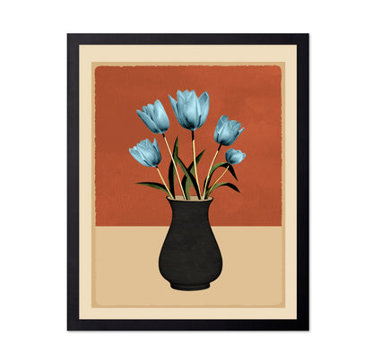 Blue Tulip Arrangement