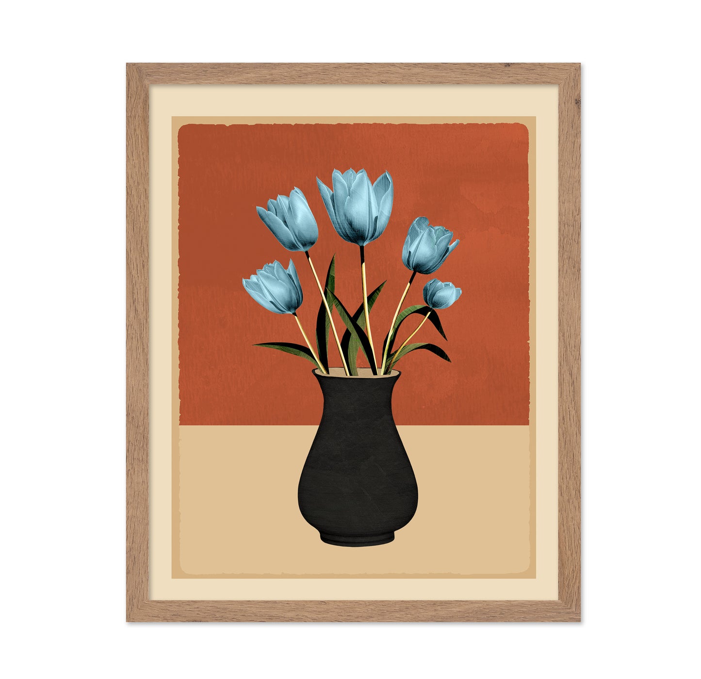Blue Tulip Arrangement