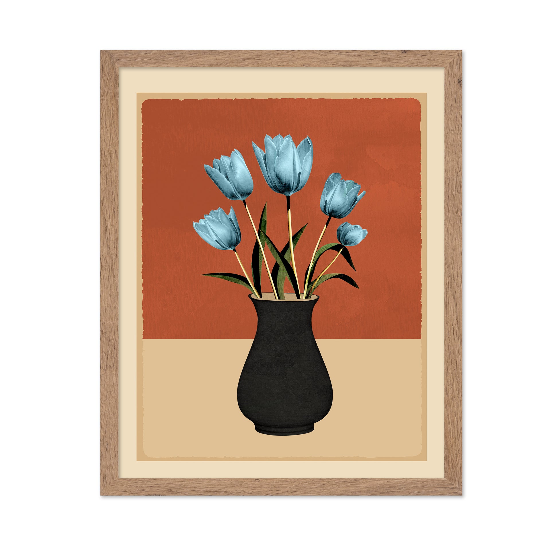 Blue Tulip Arrangement
