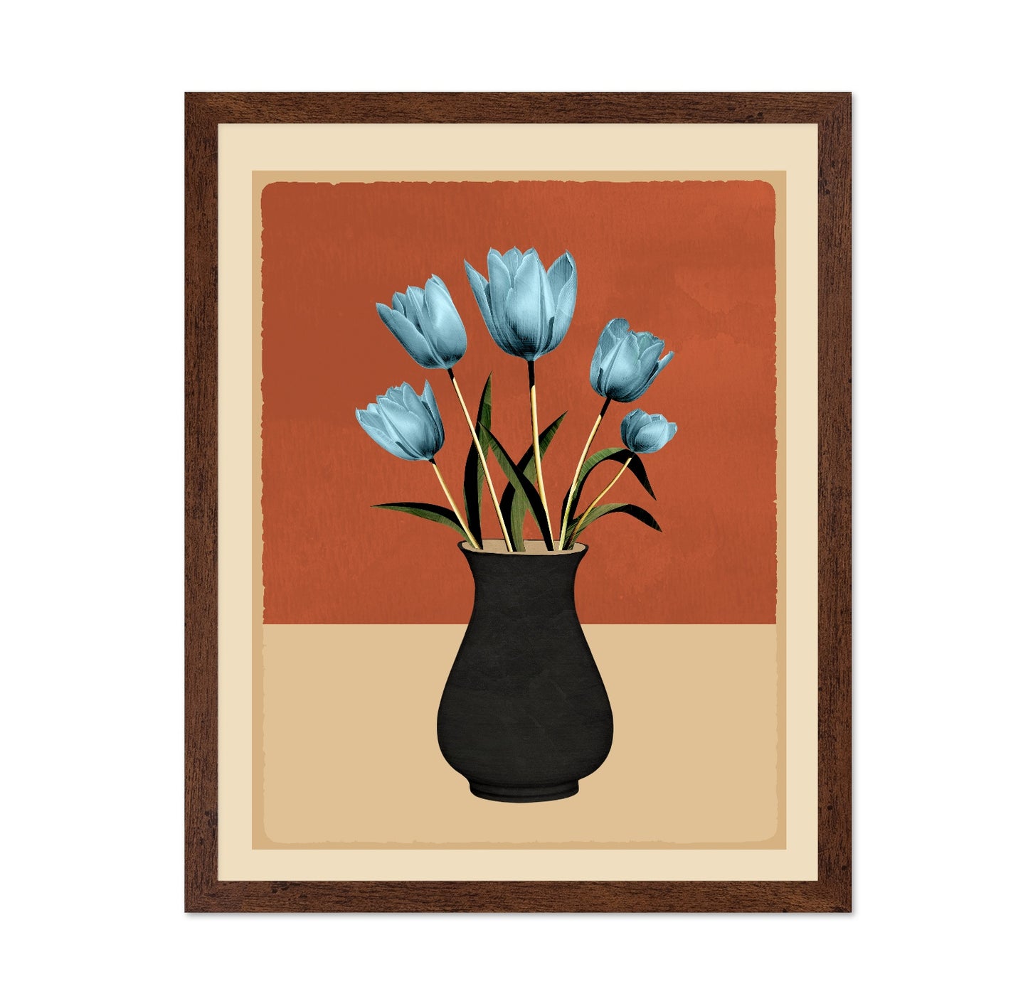 Blue Tulip Arrangement