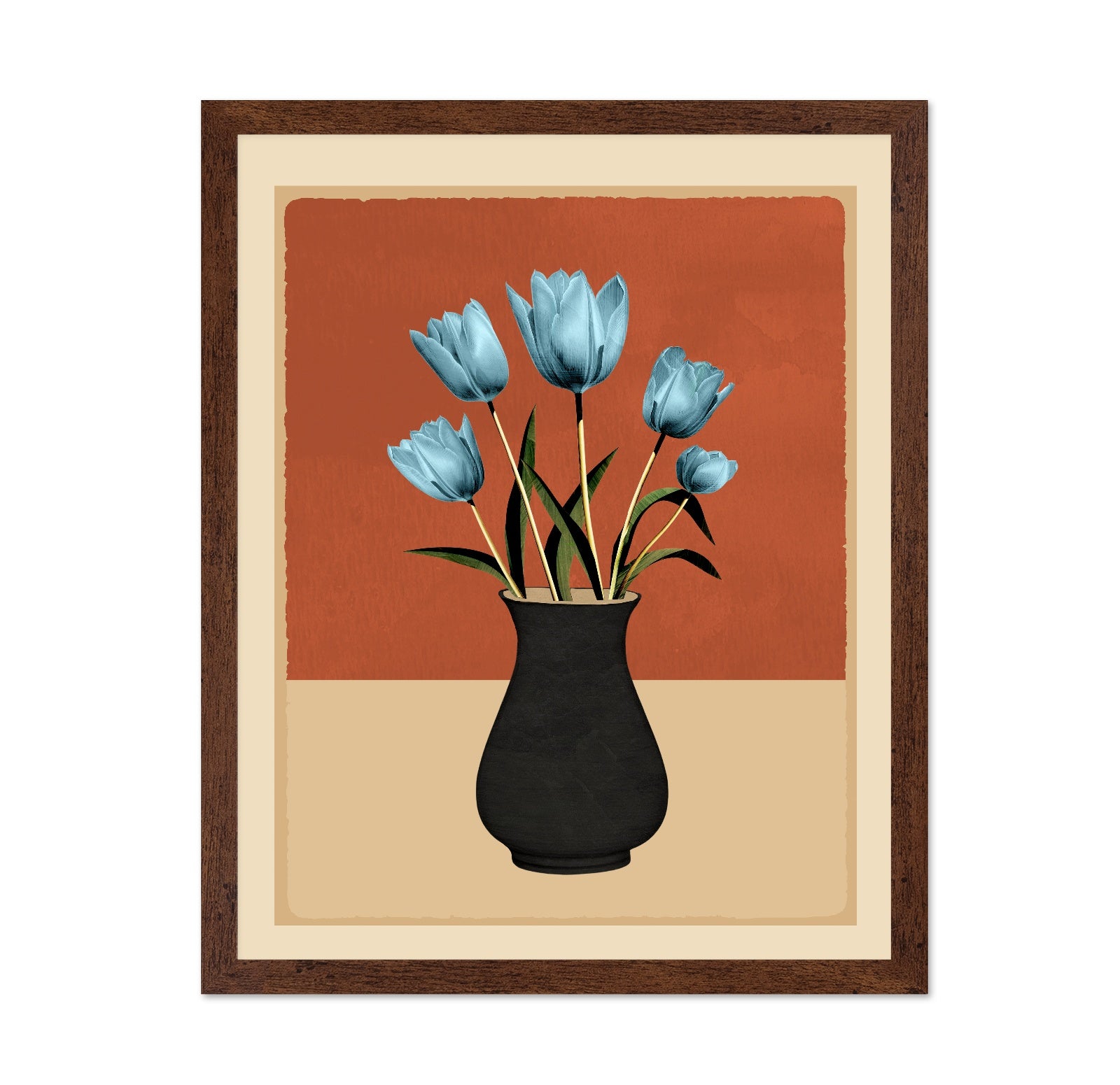 Blue Tulip Arrangement
