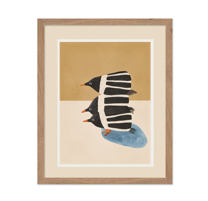 Stacked Penguin Trio