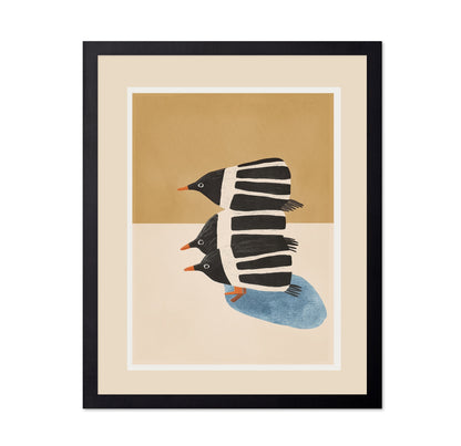 Stacked Penguin Trio
