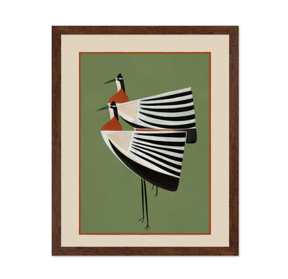 Striped Crane Duo