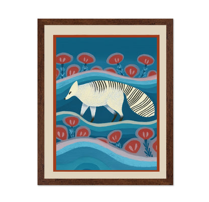 Striped Arctic Fox