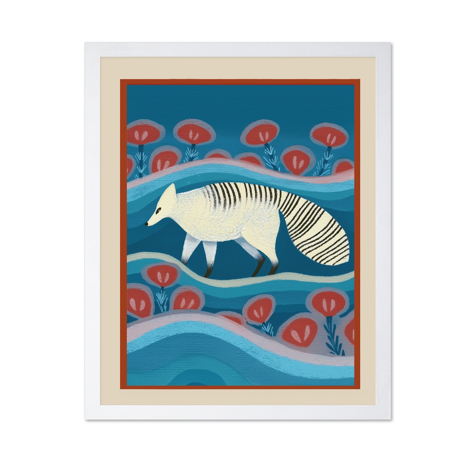 Striped Arctic Fox