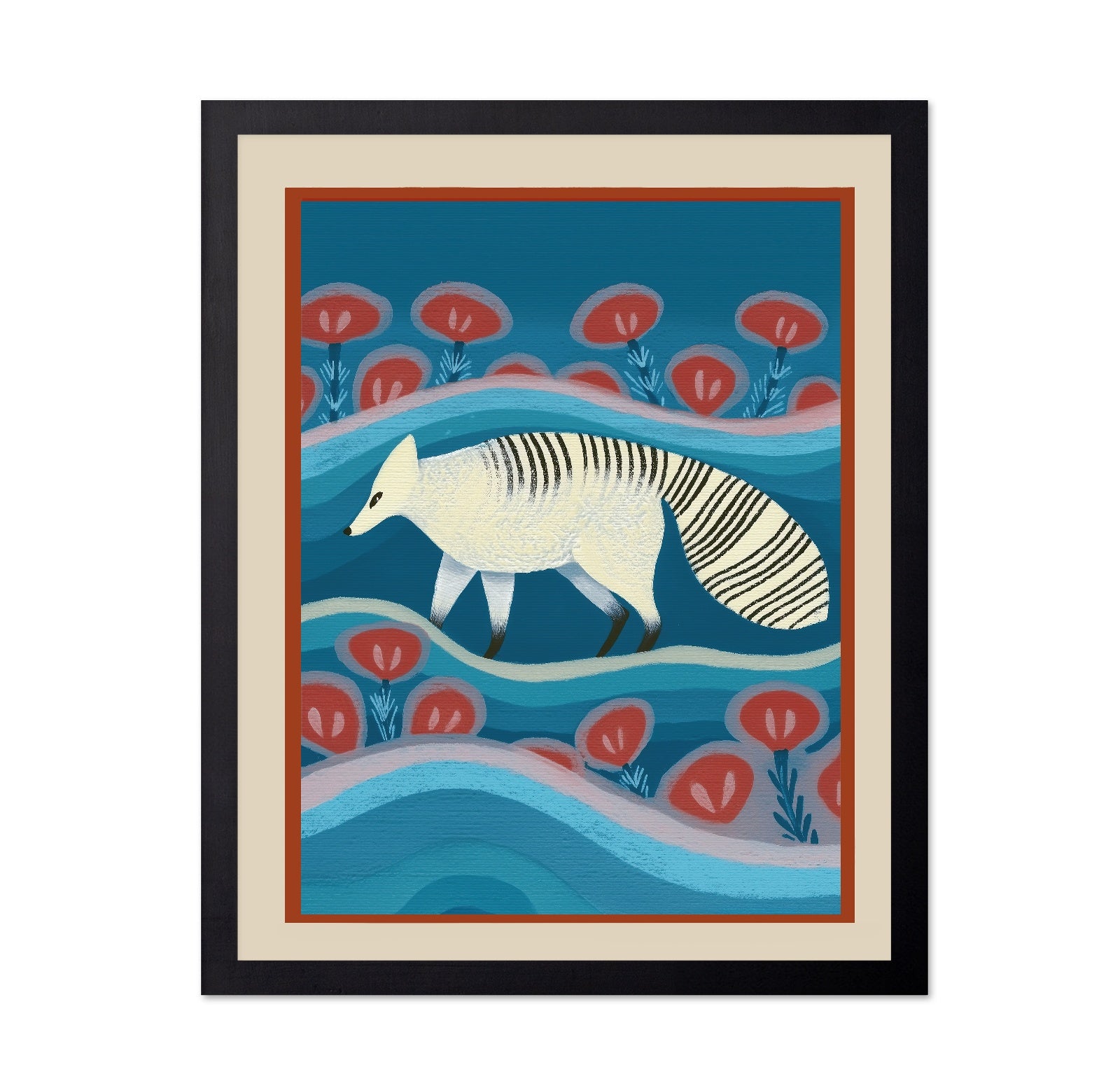 Striped Arctic Fox