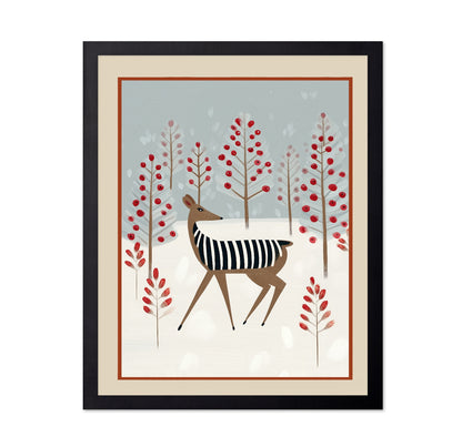 Striped Winter Deer