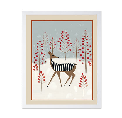 Striped Winter Deer