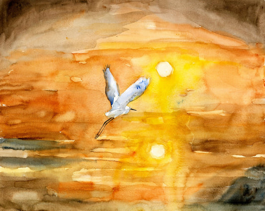 Flight Into Golden Light
